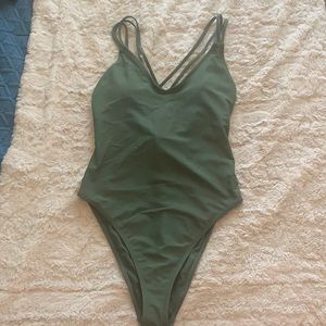 Green Forever21 Swimsuit One Piece